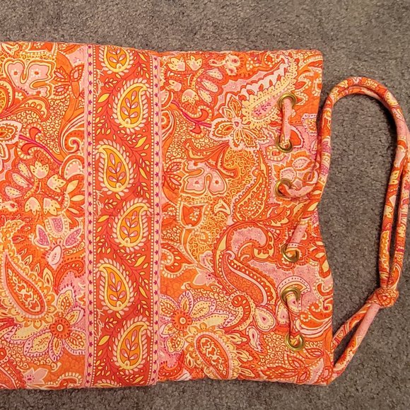 Vera Bradley Sherbert Draw String Backpack - *Retired Pattern - Picture 1 of 5